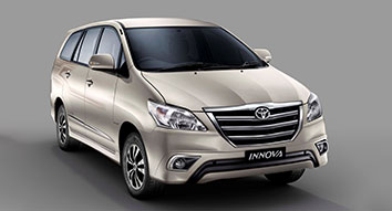 Toyota Innova taxi in Udaipur